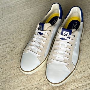 Cole Haan suede detailed fashion sneakers